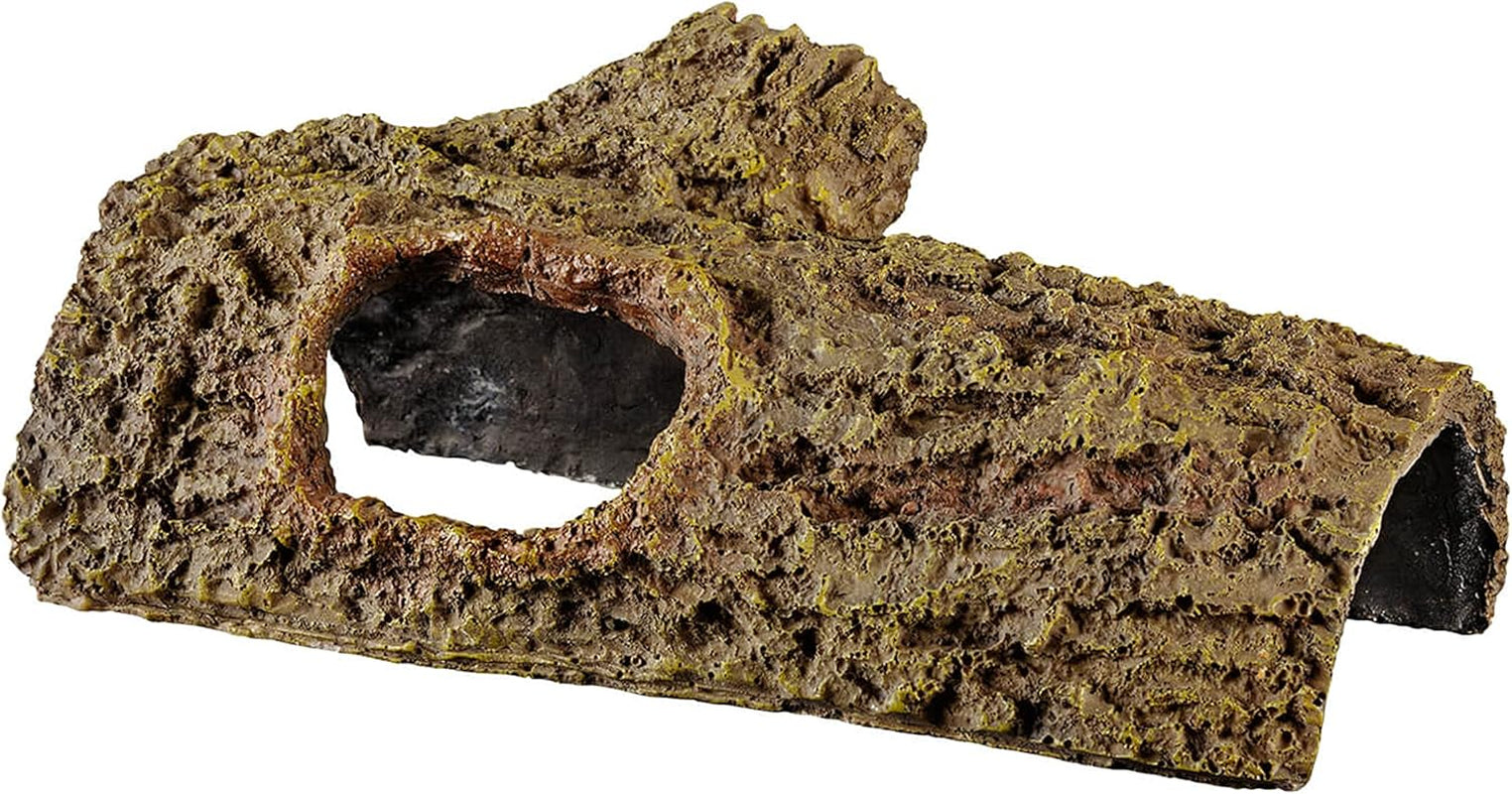 Pet Reptile Bark Bends Terrarium Decor, Large