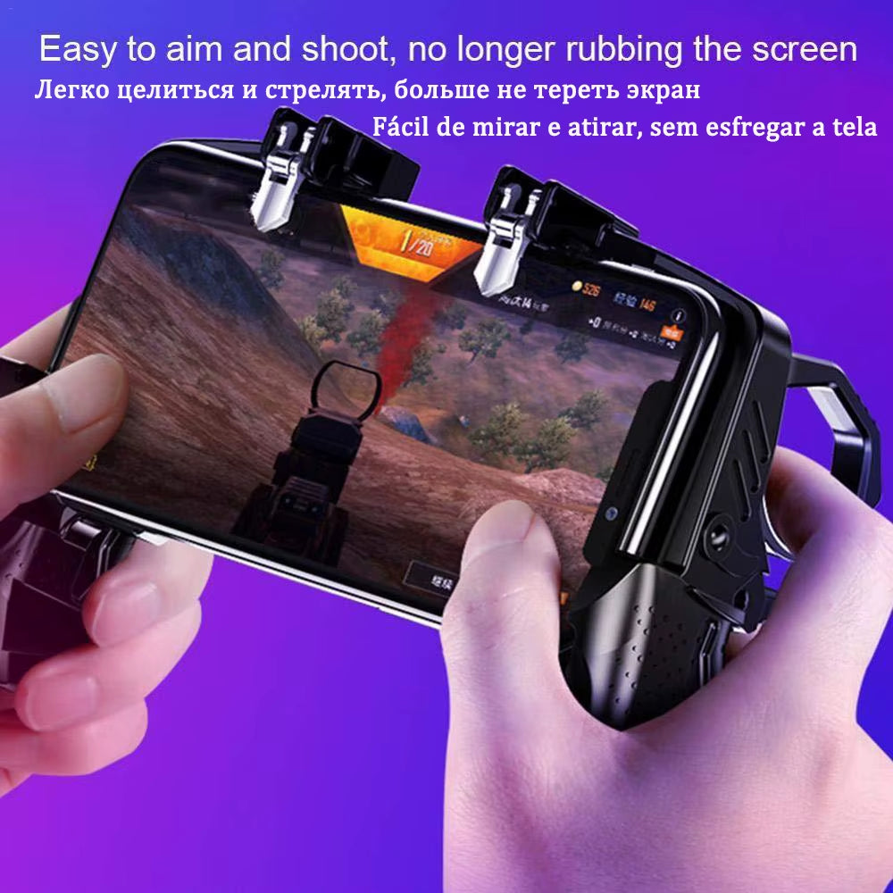 PUBG Controller Control for Phone Gamepad Joystick Android Iphone Trigger Free Fire Mobile Game Pad Pupg Hand Cellphone Gaming