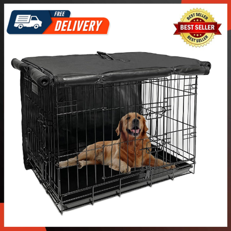 Dog Crate Cover 48 Inch XL Dog Kennel outside Cover Big Dog Cage for Large Dogs