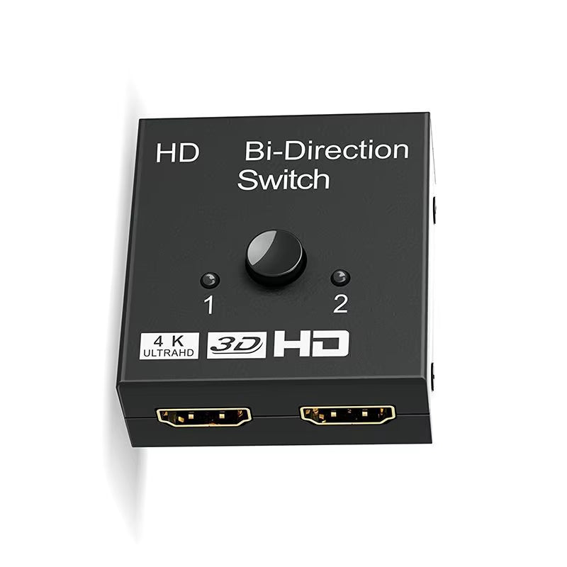 2 Port Hdmi-Compatible 2.0 Switch 4K 60Hz 2X11X2 Bi Directional Switcher UHD 4Kx2K 3D HD 2 Input 1 Output Splitter