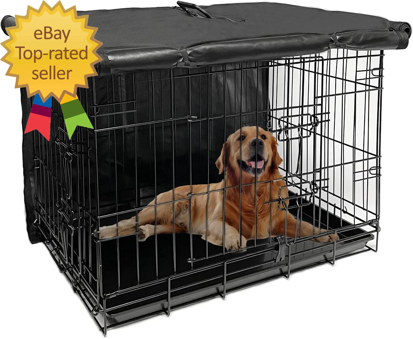 Dog Crate Cover 48 Inch XL Dog Kennel outside Cover Big Dog Cage for Large Dogs