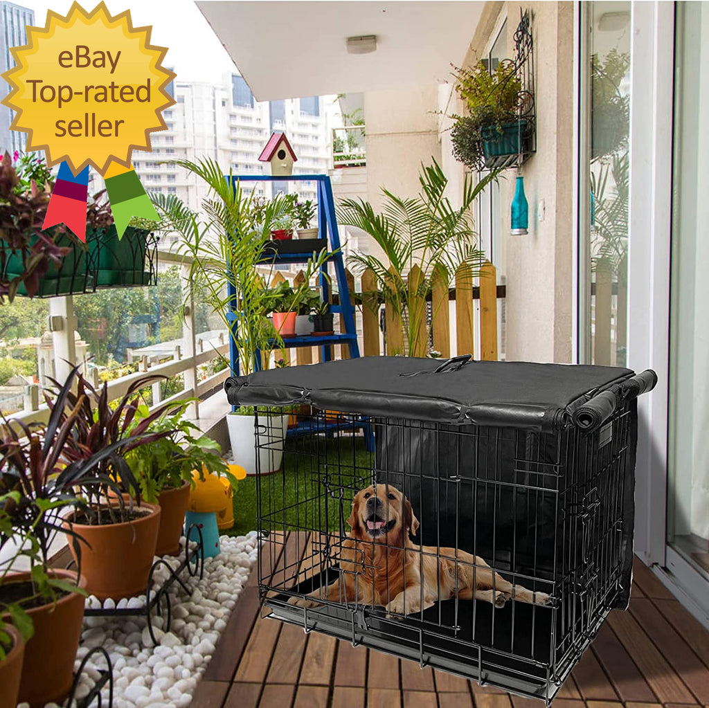 Dog Crate Cover 48 Inch XL Dog Kennel outside Cover Big Dog Cage for Large Dogs
